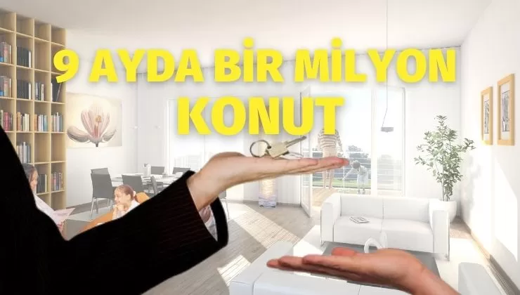 Konut satışları yılın ilk 9 ayında 1 milyonu aştı