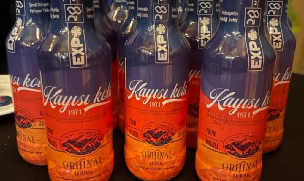 Efsane gazoz Kayısı Kola artık Süper Marketlerde