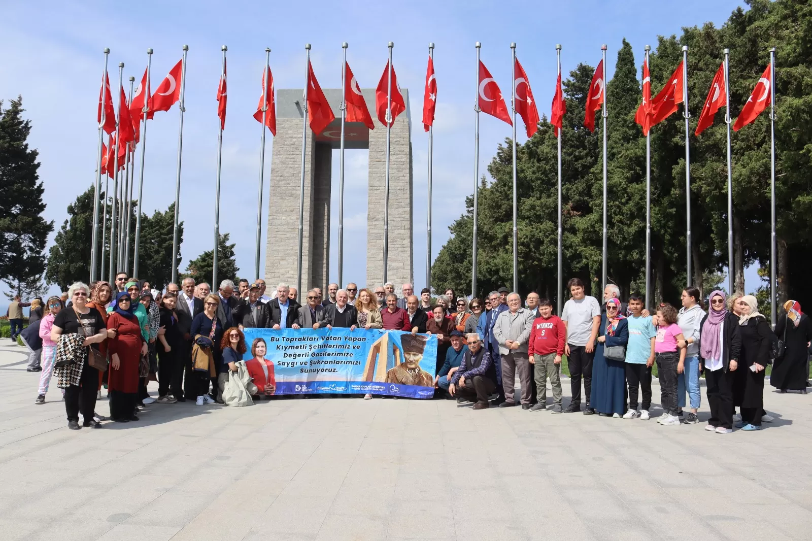  Çanakkale ruhunu yeniden yaşadılar