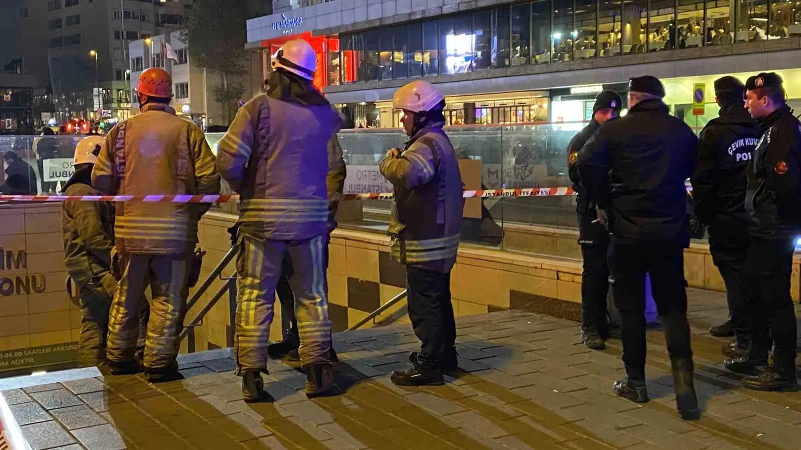 Seyrantepe-Hacıosman Metro Hattı’nın Taksim durağında intihar