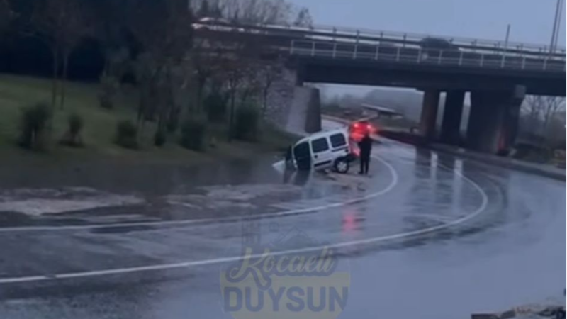 Yol zannetti, çukura girdi!