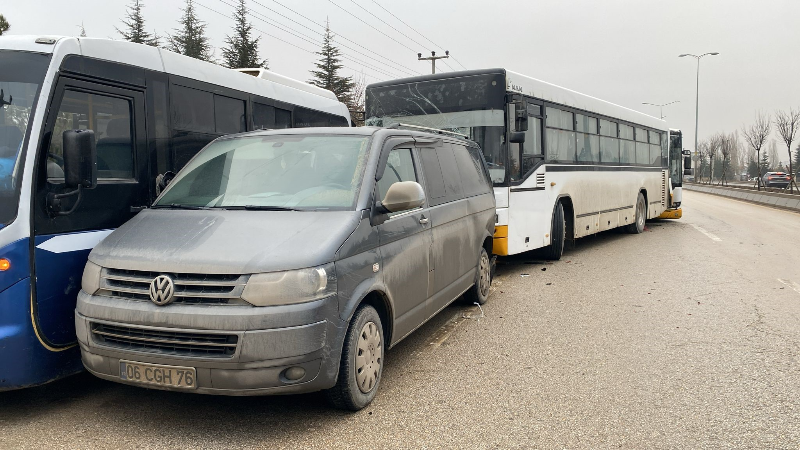 Ankara'da zincirleme kaza: 31 yaralı