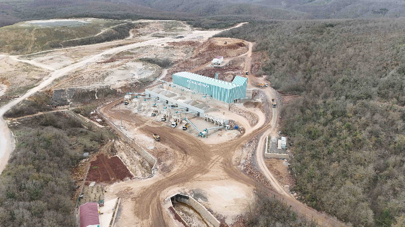 Taş kırma tesisiyle 6 ayda 17 milyon tasarruf sağlandı