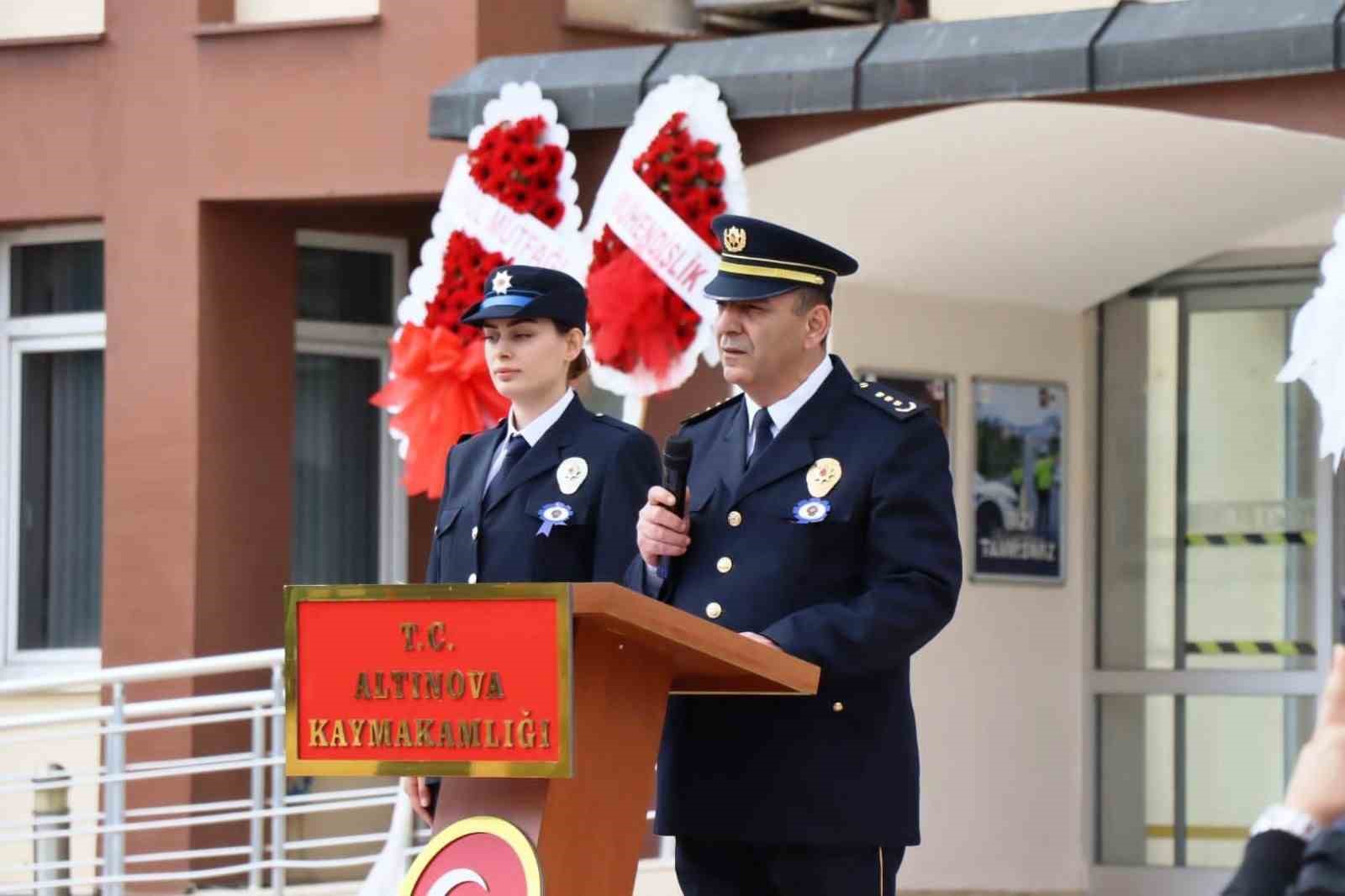 Altınova’da Polis Haftası coşkuyla kutlandı
