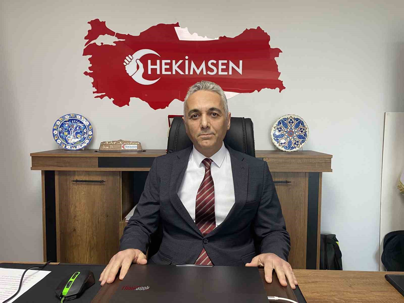 HEKİMSEN Genel Başkanı Adil Kurban: "Mevzuatlar güncellenmeli, polisler korunmalı"
