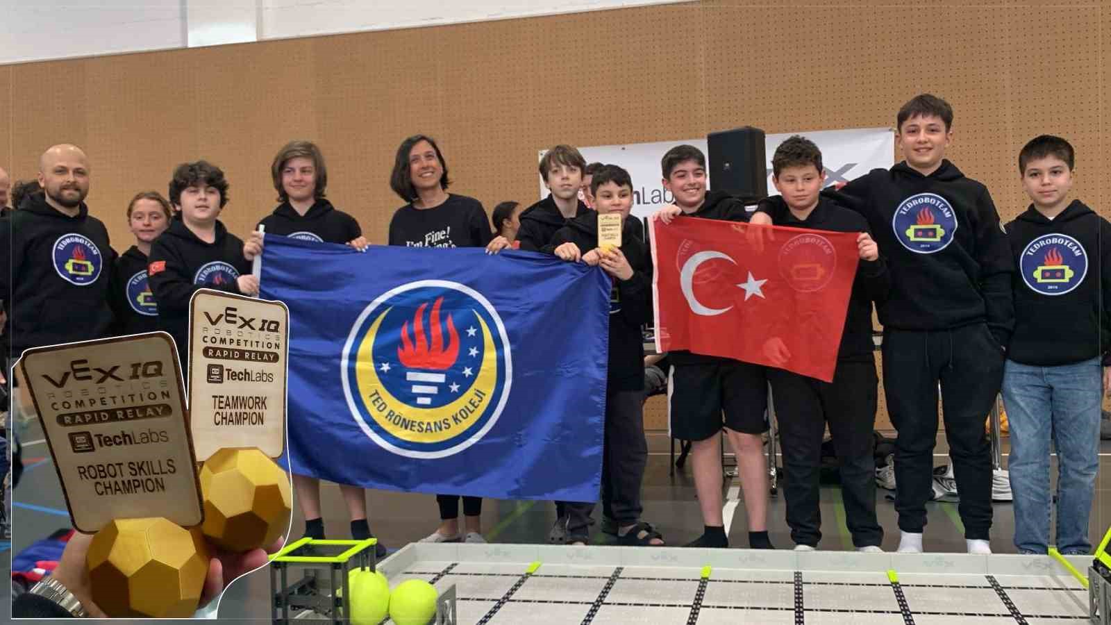 TEDRoboteam, Alpine Robo Games VEX Robotics Turnuvası’nın şampiyonu oldu
