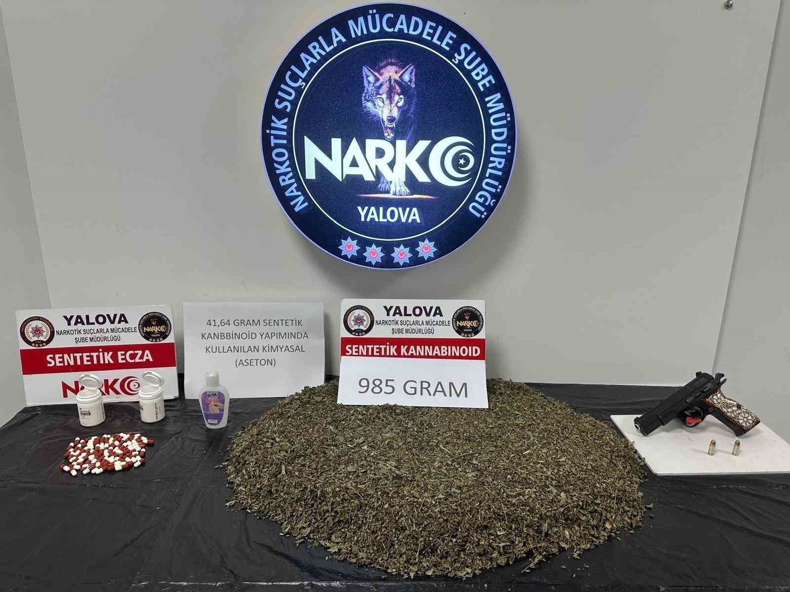 Yalova’da uyuşturucu operasyonunda 2 tutuklama
