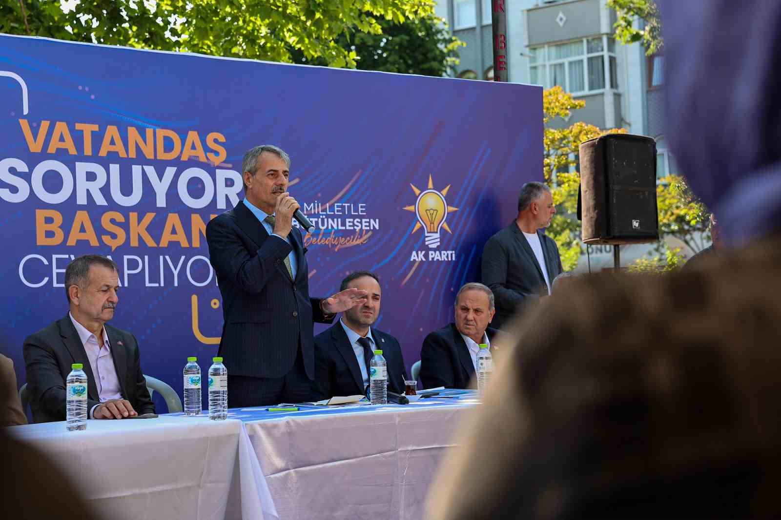 Başkan Alemdar: "Eser ve hizmet siyasetinden ödün vermeyeceğiz"
