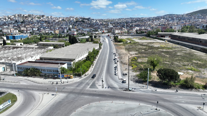 Gebze Ankara Caddesi'nde kavşaklar yenileniyor