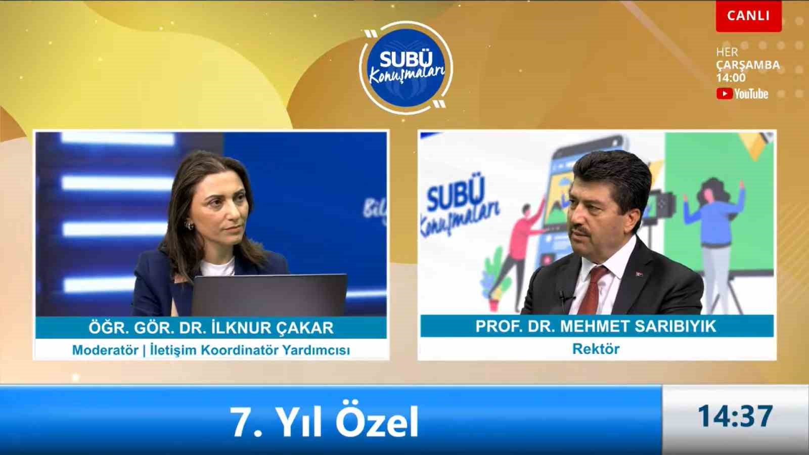 Rektör Sarıbıyık: "İlklere imza atmaktan mutluluk duyuyoruz"
