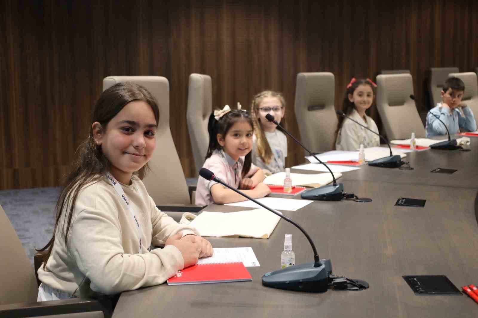 Çocuklar fikirleriyle şehre yön verdi
