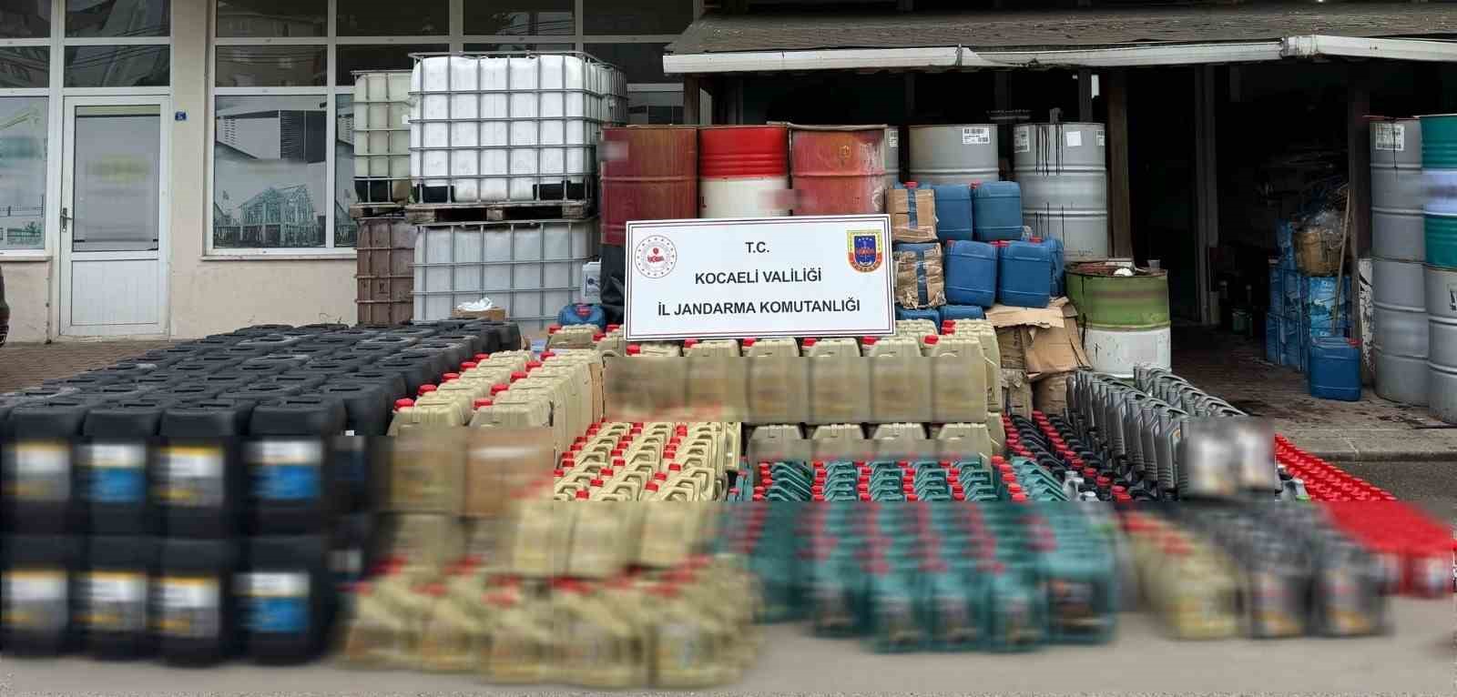 Sahte madeni yağ operasyonu: 12 milyon TL’lik vurgun önledi