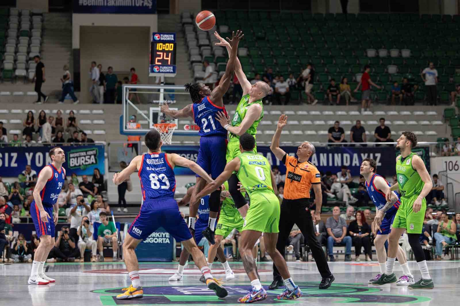 Basketbol Süper Ligi: TOFAŞ: 94 - Bahçeşehir Koleji: 80
