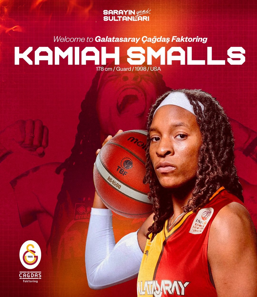 Kamiah Smalls, Galatasaray’da
