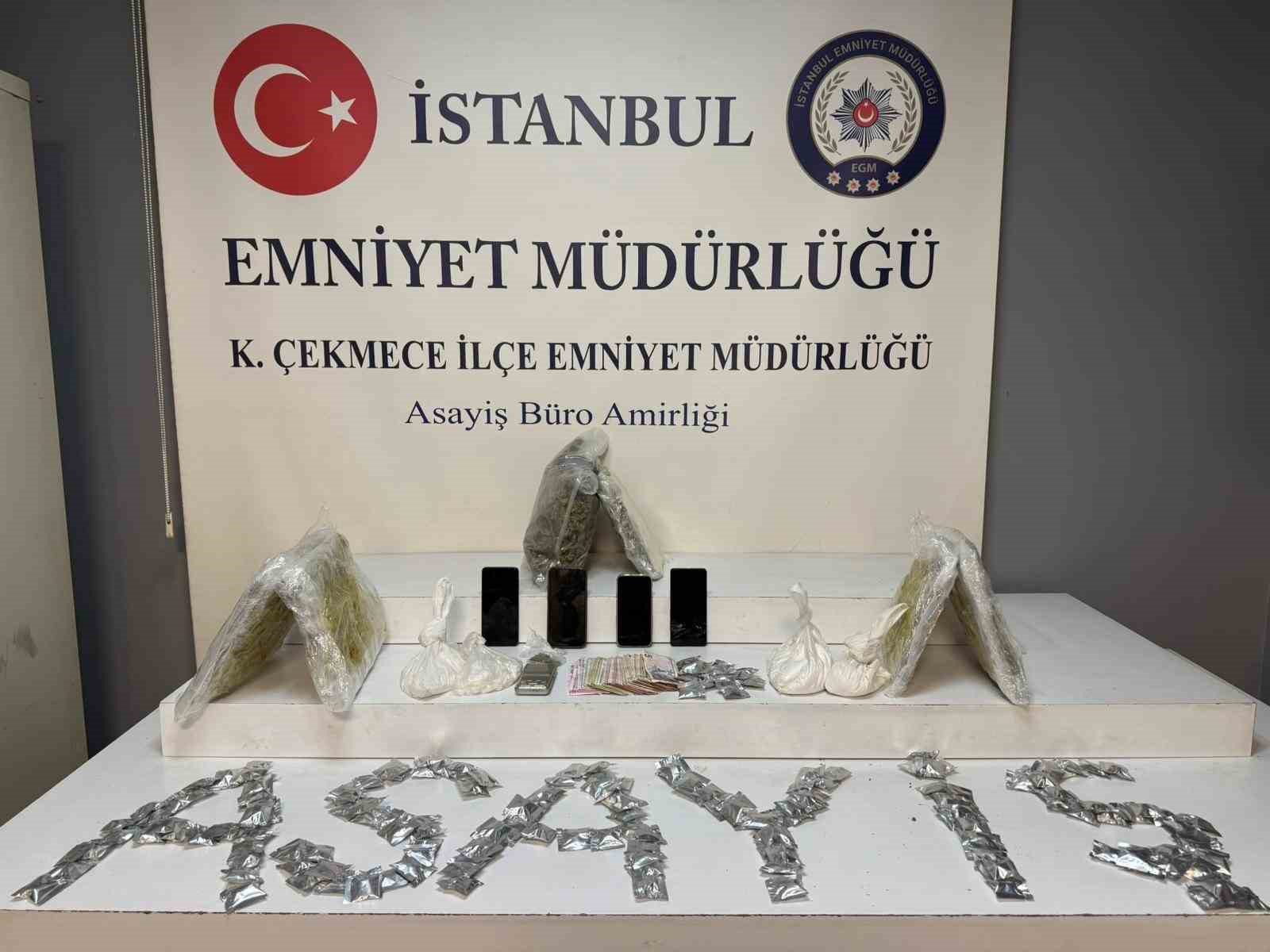 İstanbul’da uyuşturucu operasyonu: 5 gözaltı
