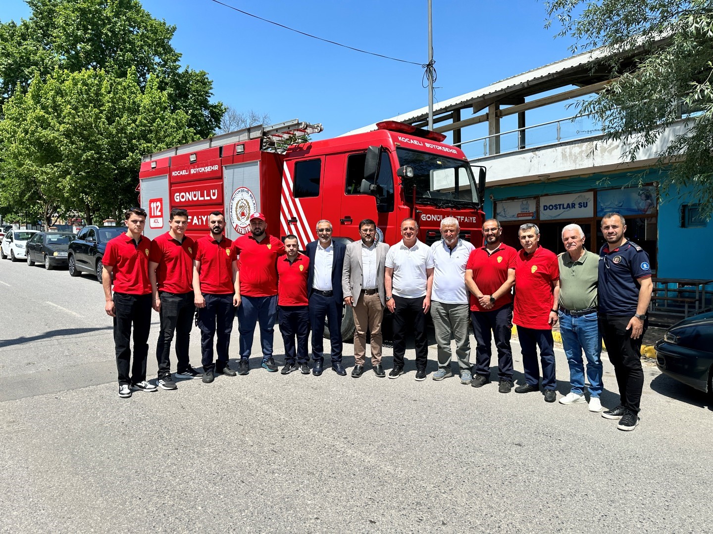Gönüllü kahramanlara moral ziyareti
