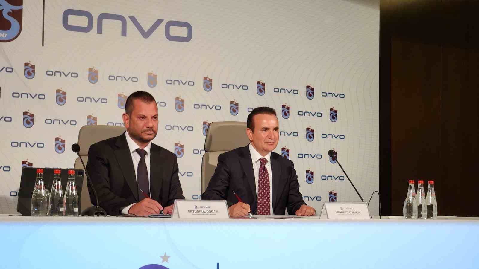 Trabzonspor’un forma sırt sponsoru Onvo oldu
