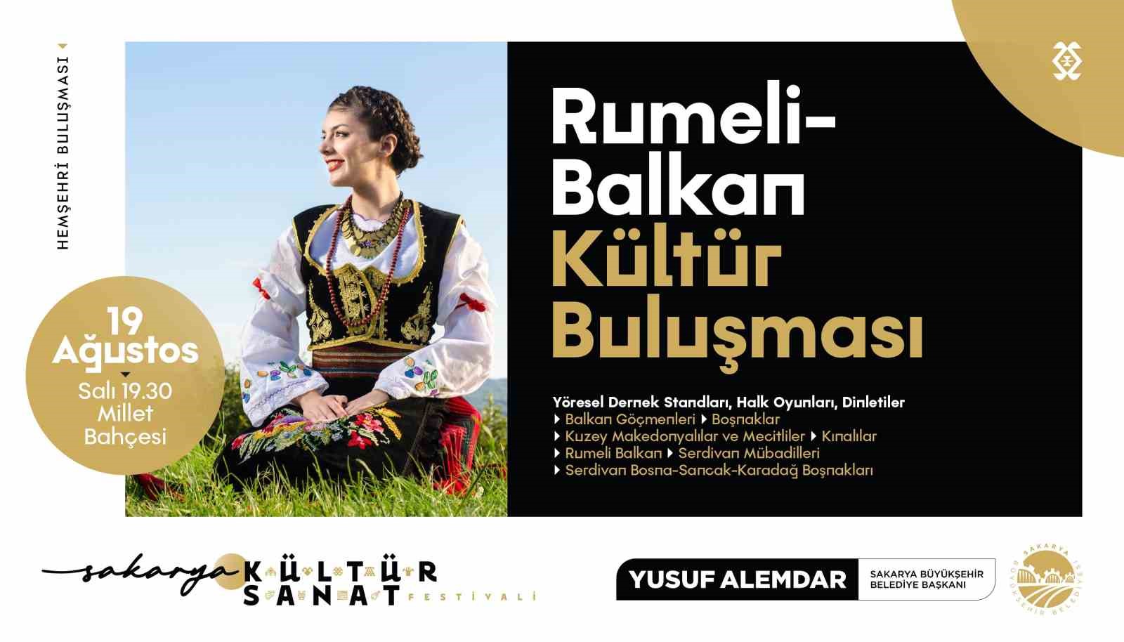 Millet Bahçesi’nde Rumeli-Balkan rüzgarı esecek
