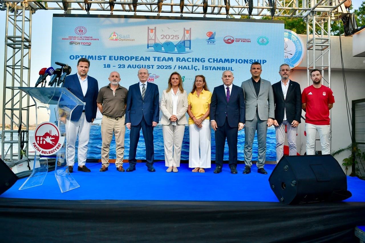 2025 Optimist Avrupa Takım Şampiyonası açılışı Fatih’te yapıldı
