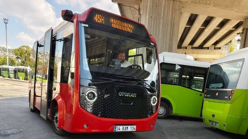 Elektrikli minibüs ilk kez Kocaeli sokaklarında