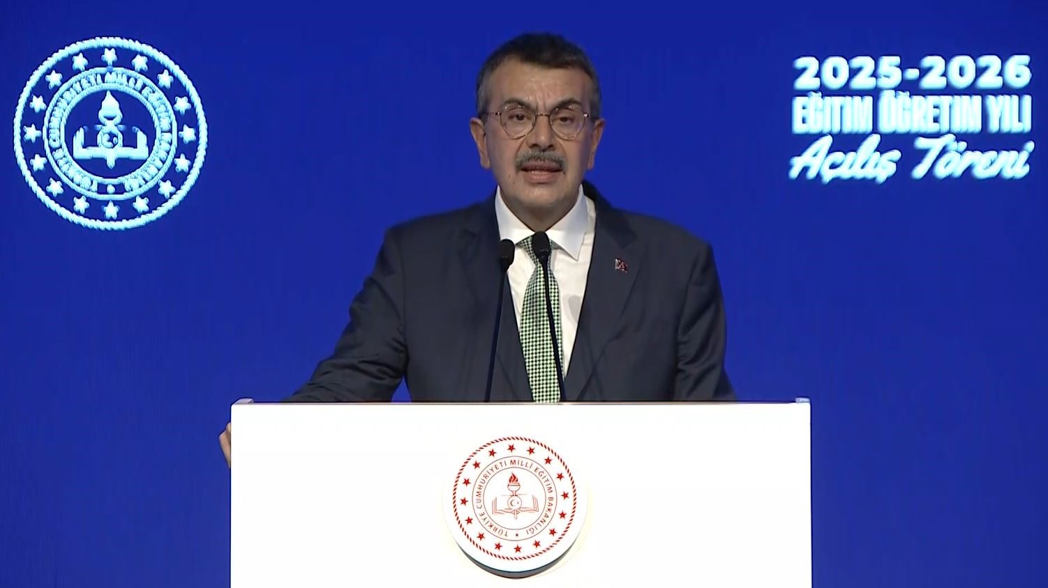 Bakan Tekin, 2025-2026 Eğitim Öğretim Yılı Açılış Töreni’ninde konuştu