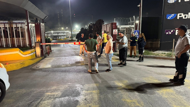 Polisan'da kimyasal panik