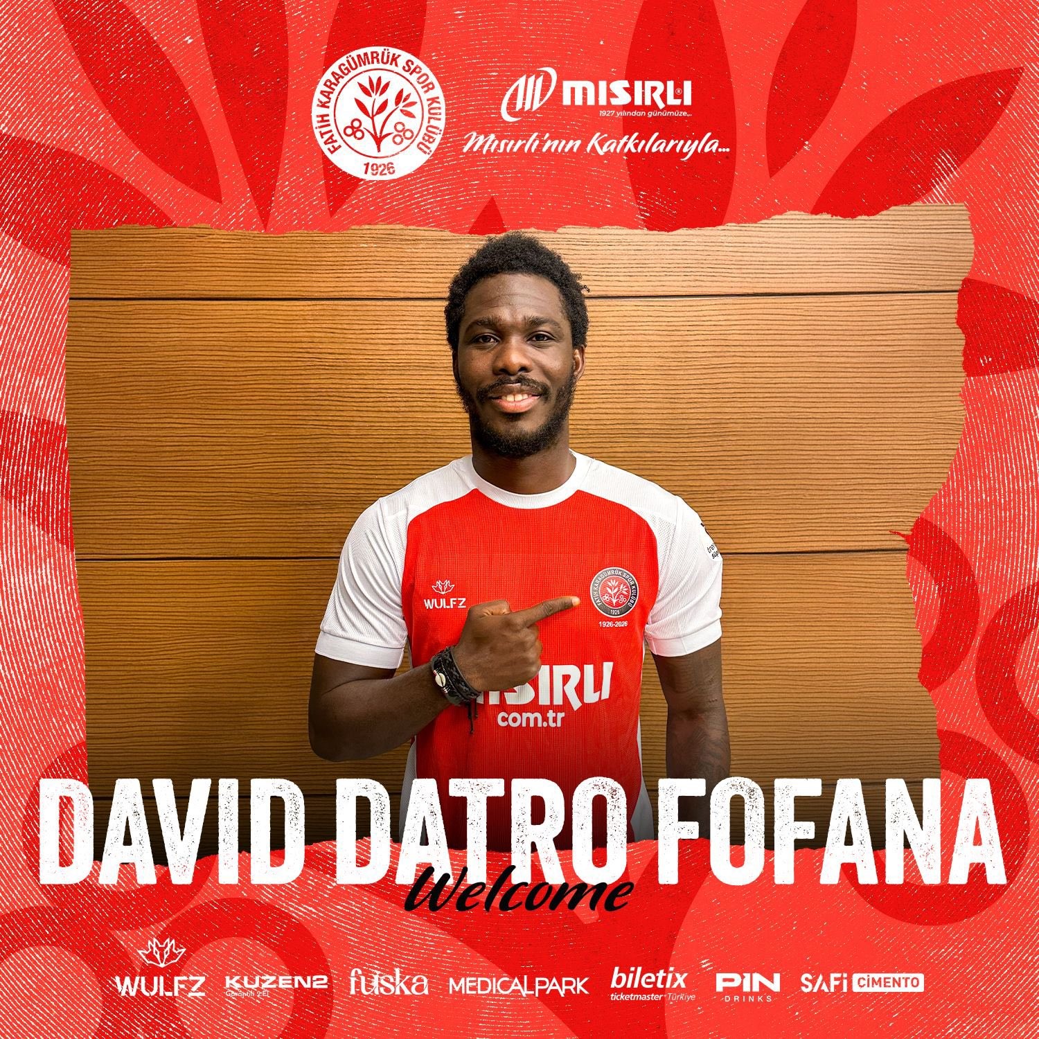 David Fofana, Fatih Karagümrük’te
