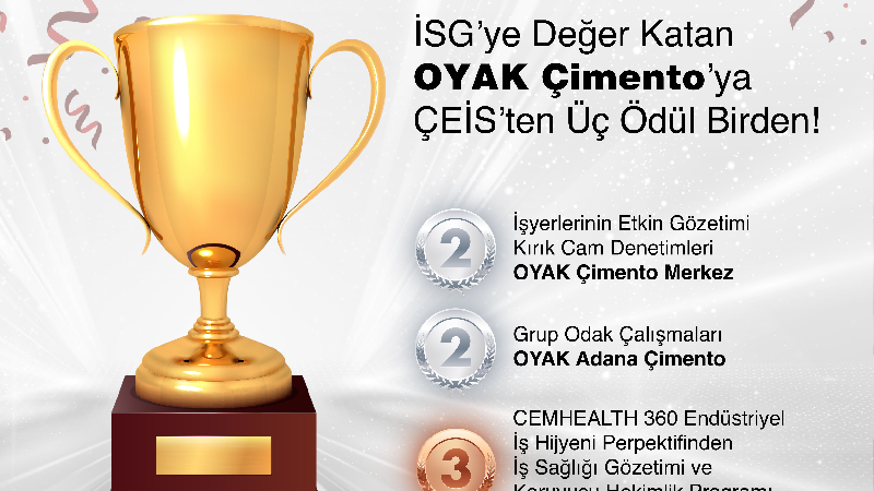OYAK Çimento, İSG’ye Değer Katanlar Ödülleri'ne damga vurdu!
