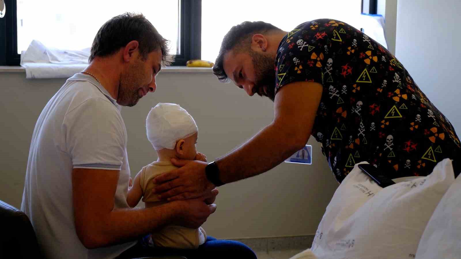 Çınar bebek doktorun hızlı müdahalesiyle şifa buldu