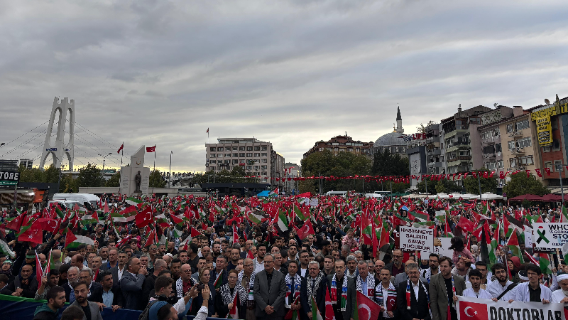 Kocaeli'de Sumud Filosu için dev miting