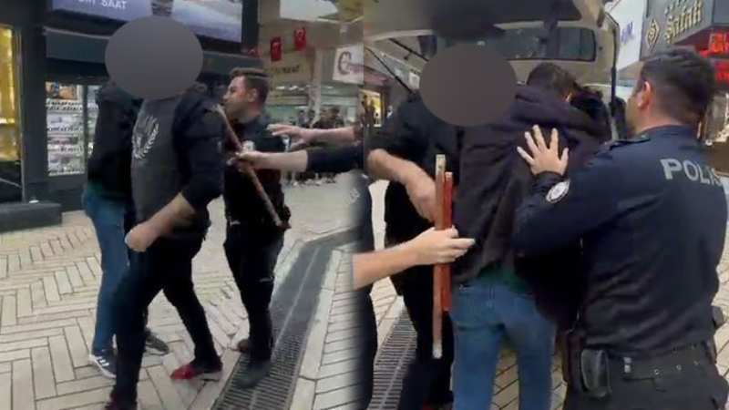 Gazetecilere sopalı saldırı girişimi!