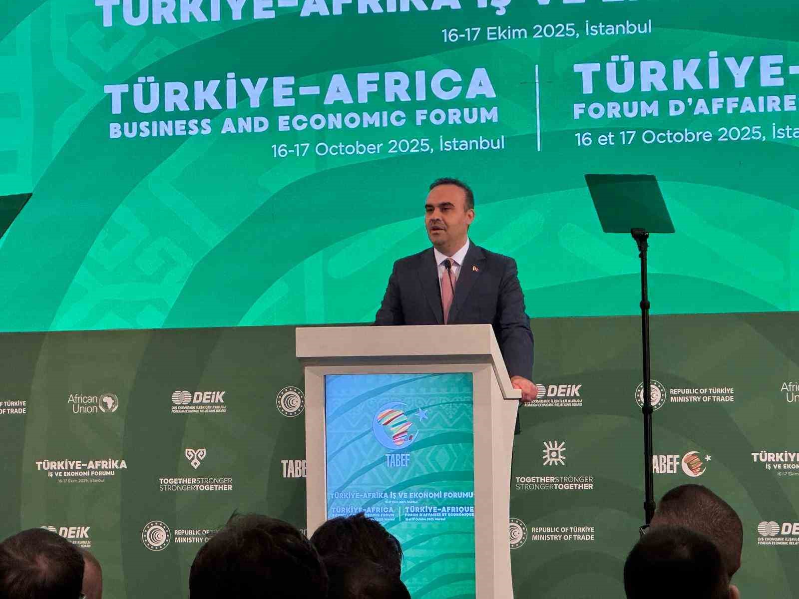 Bakan Kacır: "Türkiye ile Afrika arasındaki karşılıklı ticaretin hacmi 36 milyar doların üzerine çıktı"
