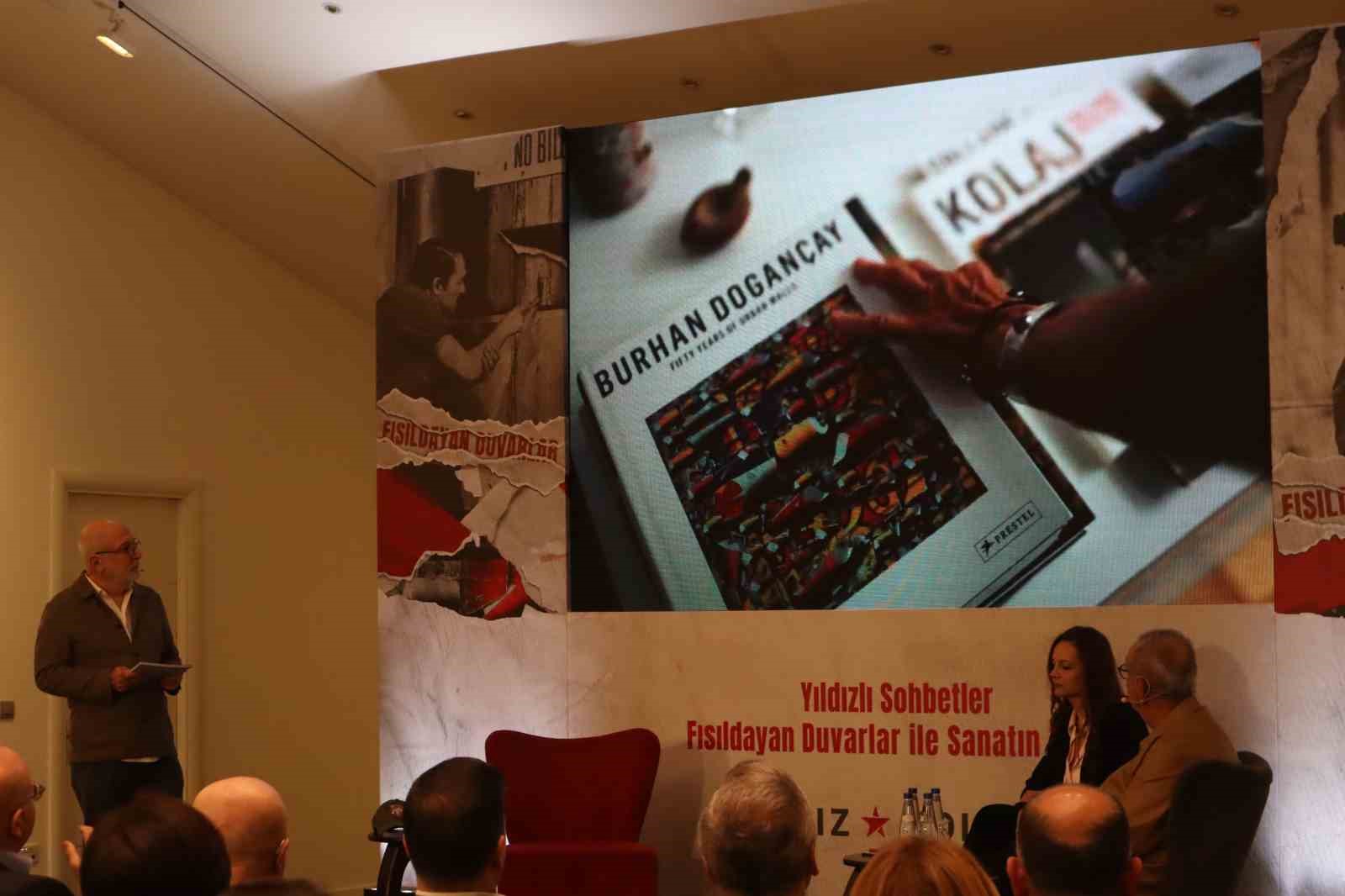 "Yıldızlı Sohbetler"de ressam Burhan Doğançay eserleriyle anıldı
