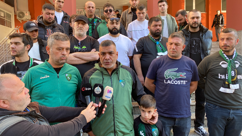 Hodri Meydan'dan adliye önünde 'hakem' çıkışı!