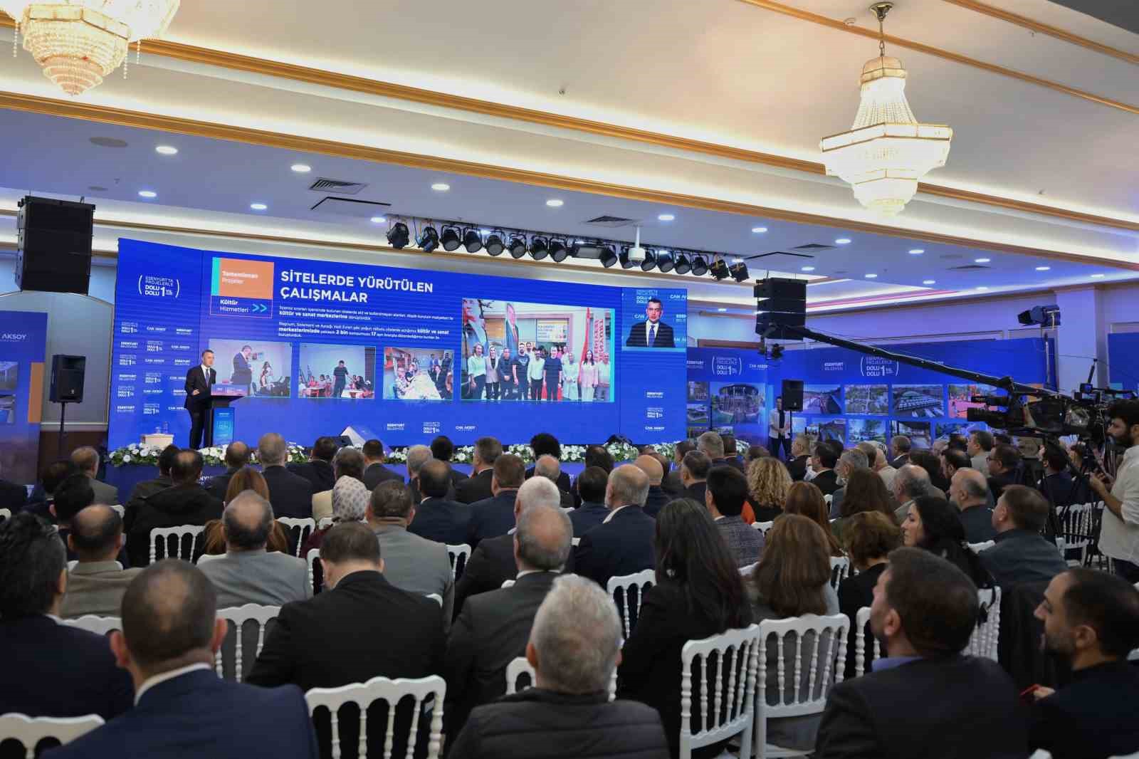 "Esenyurt’ta Projelerle Dolu Dolu 1 Yıl" programında hayata geçirilen projeler anlatıldı