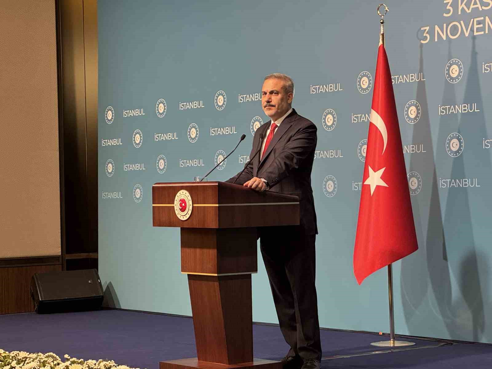 Dışişleri Bakanı Fidan: "Biz barış için elimizi taşın altına koymaya hazırız"