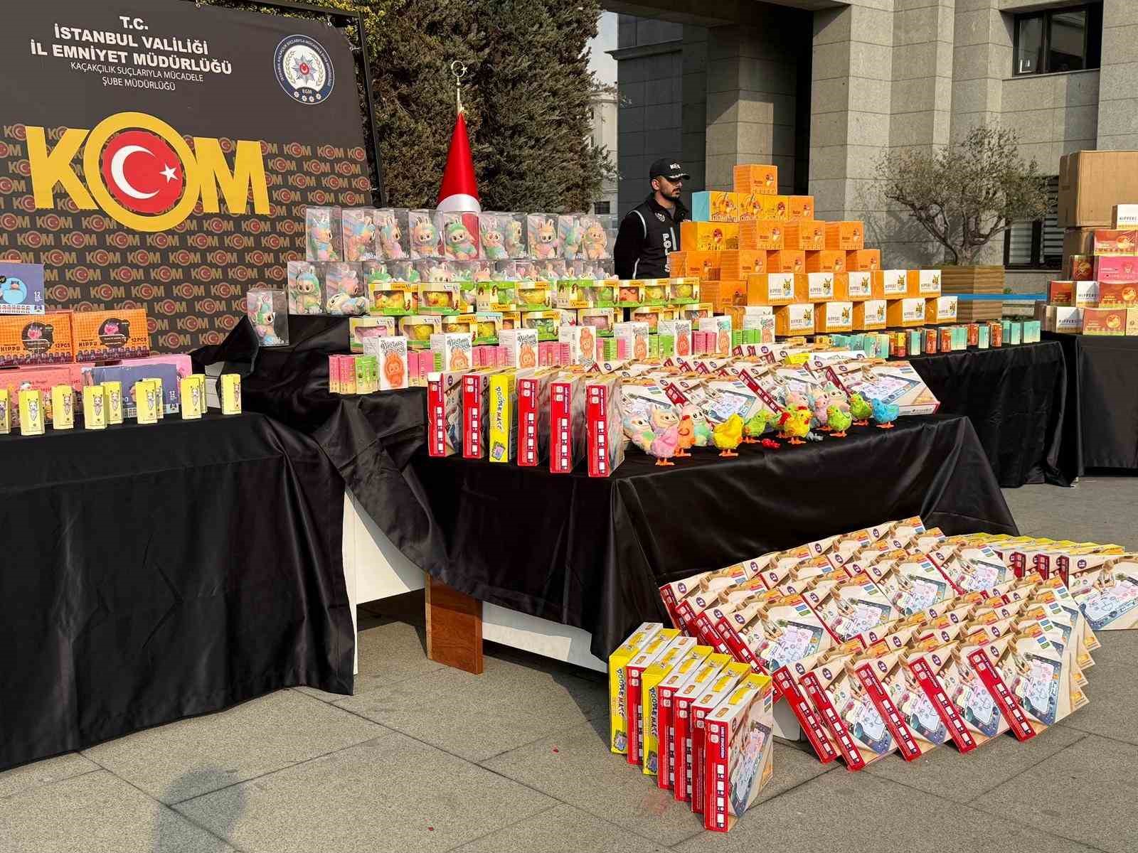 İstanbul’da ’kaçak oyuncak’ operasyonu: 2 gözaltı