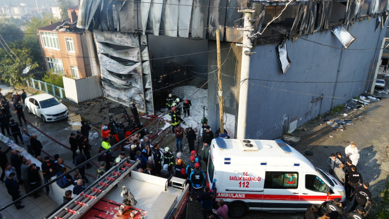 O yangına ilişkin 5 kişi açığa alındı!