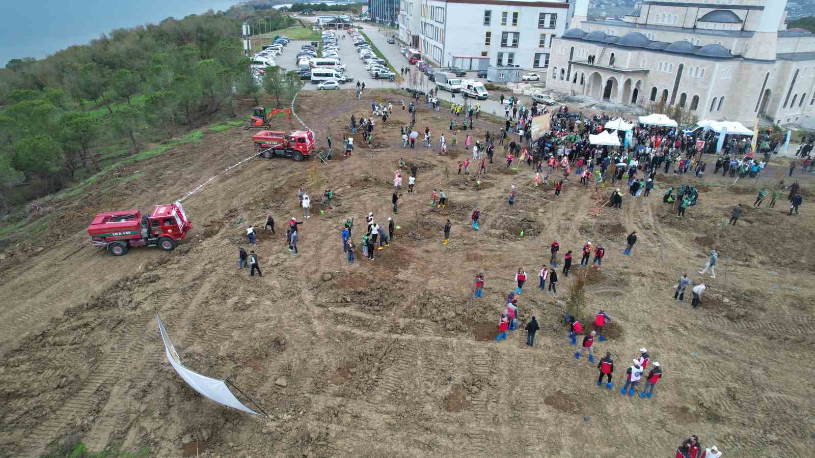 Yalova’da fidanlar toprakla buluşturuldu