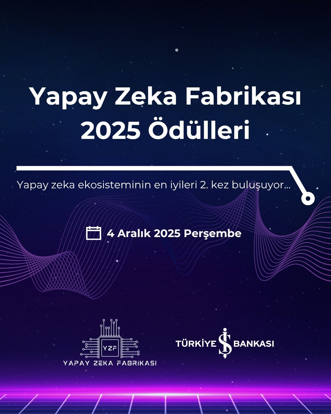 Yapay Zekâ Fabrikası Ödüllerine başvurular başladı