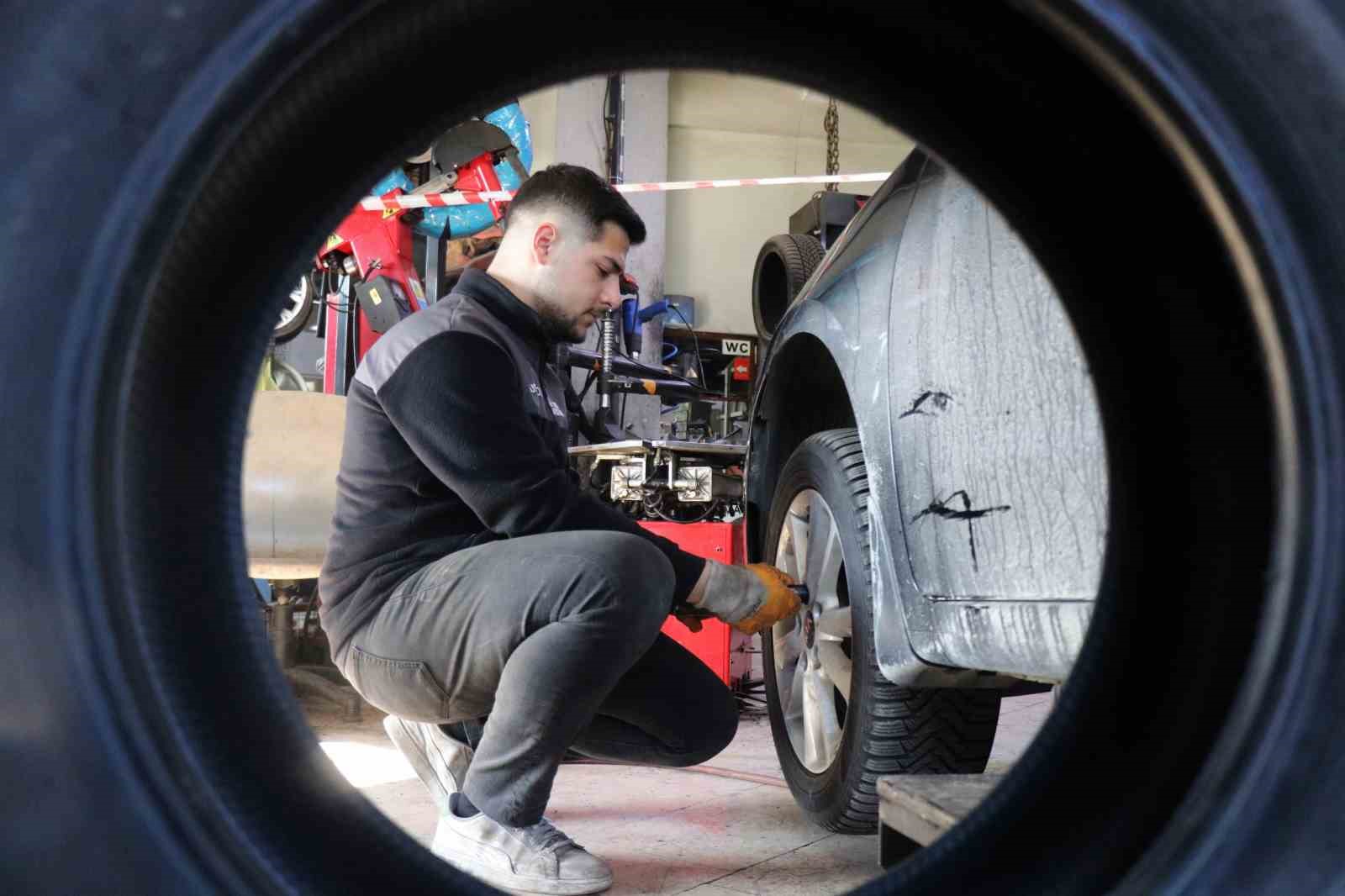 Zorunlu kış lastiği uygulaması başladı