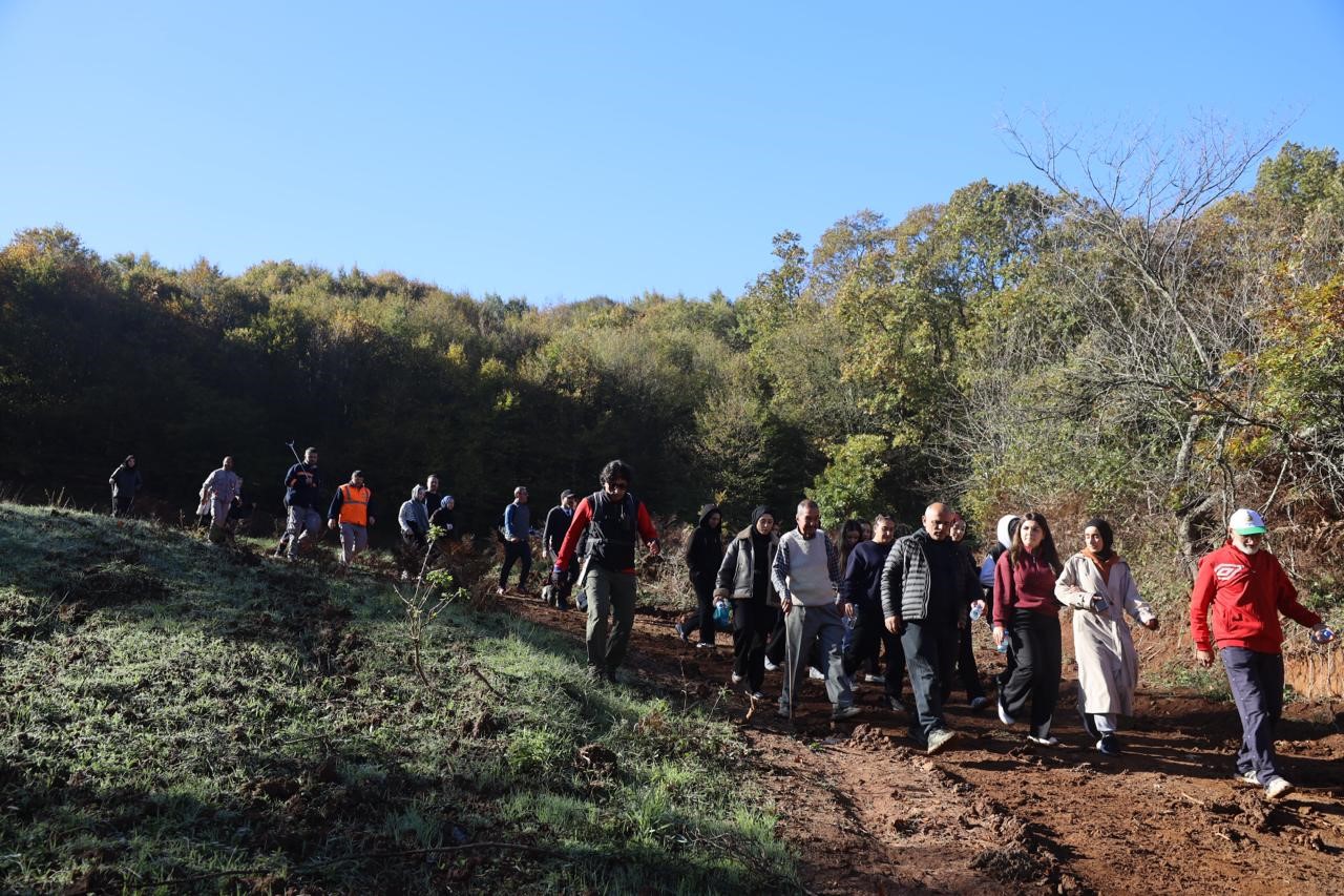 Körfez’de öğrenciler doğa yürüyüşünde buluştu