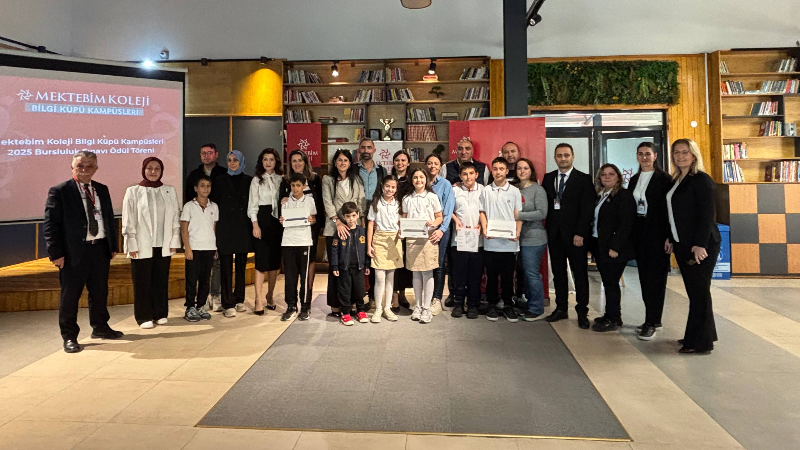 Mektebim Koleji’nde bursluluk sınavı şampiyonlarına ödül yağmuru
