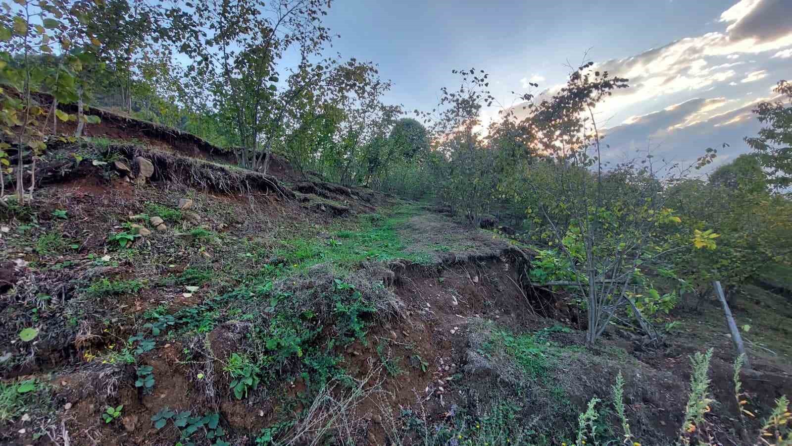 Araziler parçalandı, evler yamuldu!