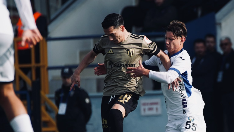 Kocaelispor Bursa''dan 2-1 galip ayrılıyor