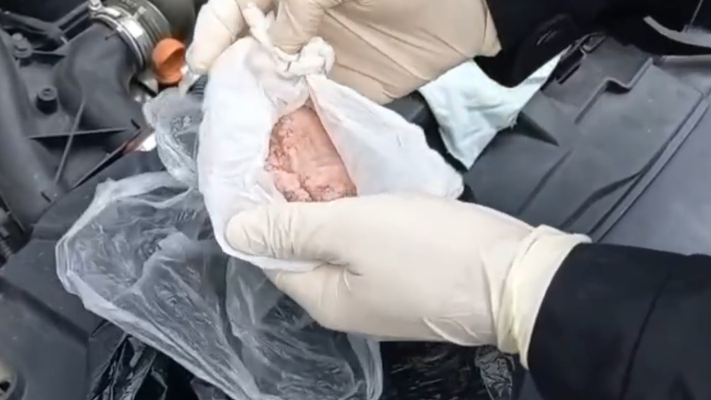 Komşuda ele geçirildi...Tam 92 kilo!