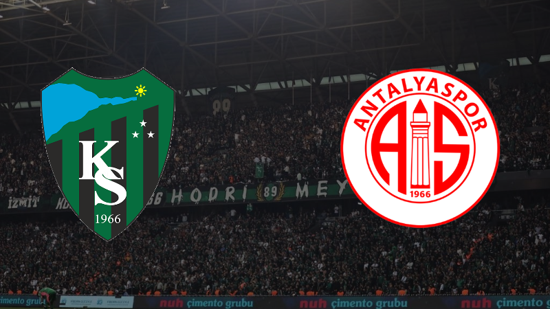 Kocaelispor - Antalyaspor Maçı için Başvuruda Bulundu