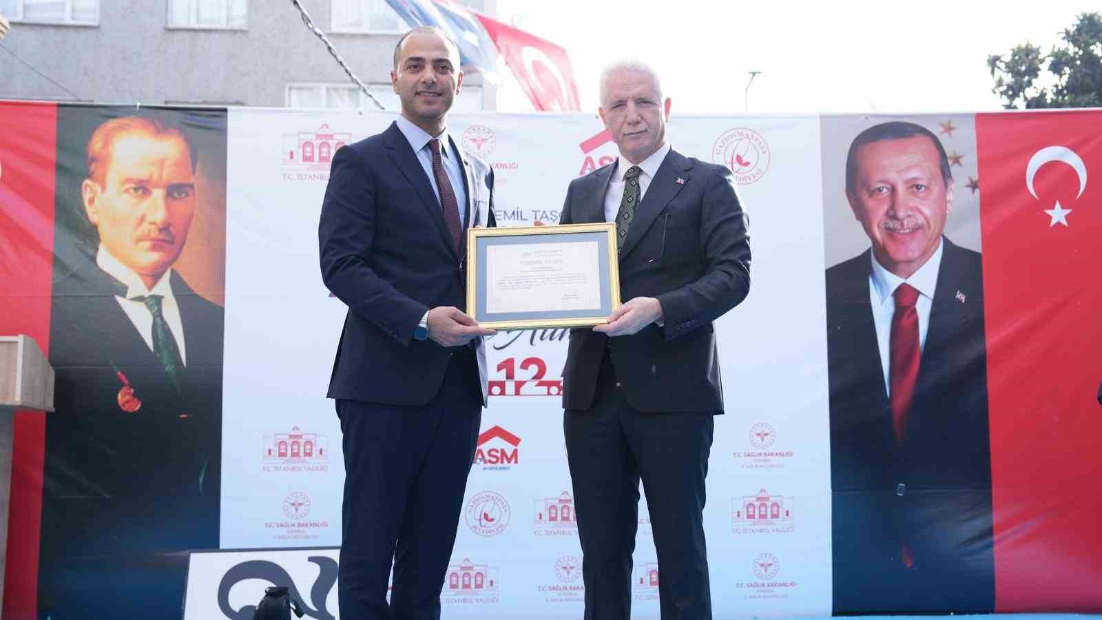 Gaziosmanpaşa Belediyesi tarafından yapılan Çocuk Etkinlik ve Aile Sağlığı Merkezi hizmete açıldı