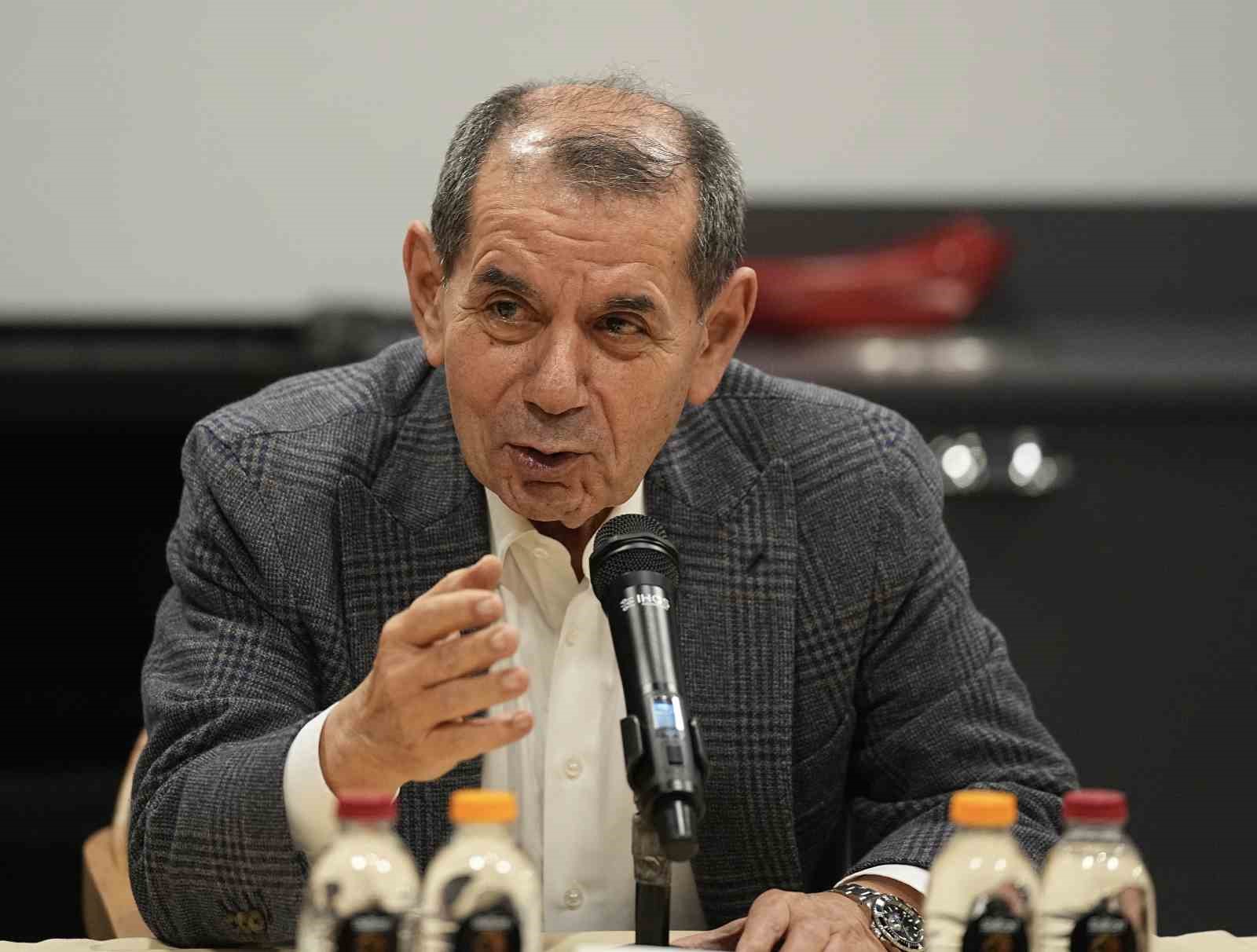Dursun Özbek: "Galatasaray’ın yarıştığı her yerde şampiyon olma hedefi vardır"
