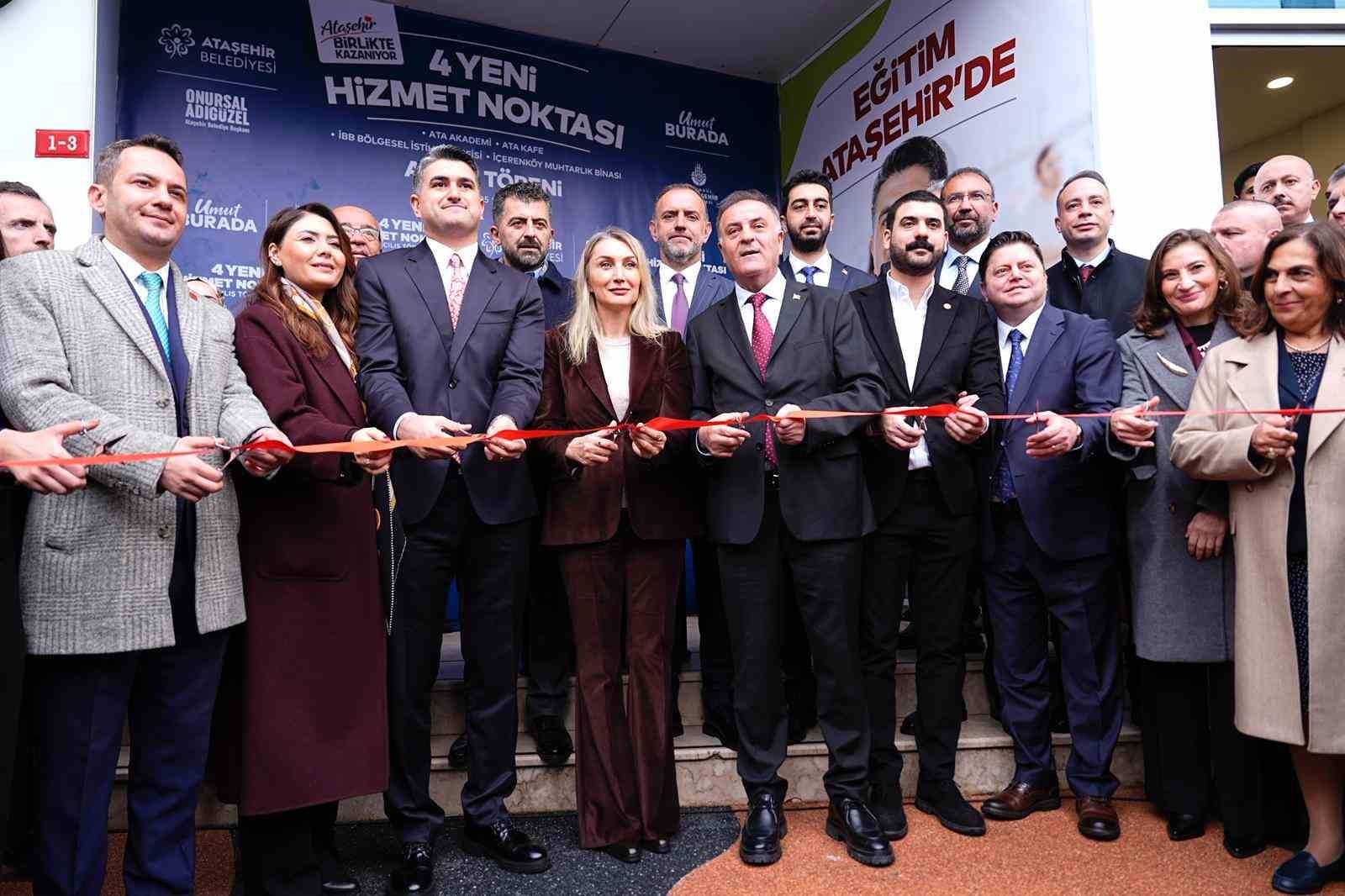 Ataşehir’de 4 yeni merkez vatandaşların hizmetine açıldı
